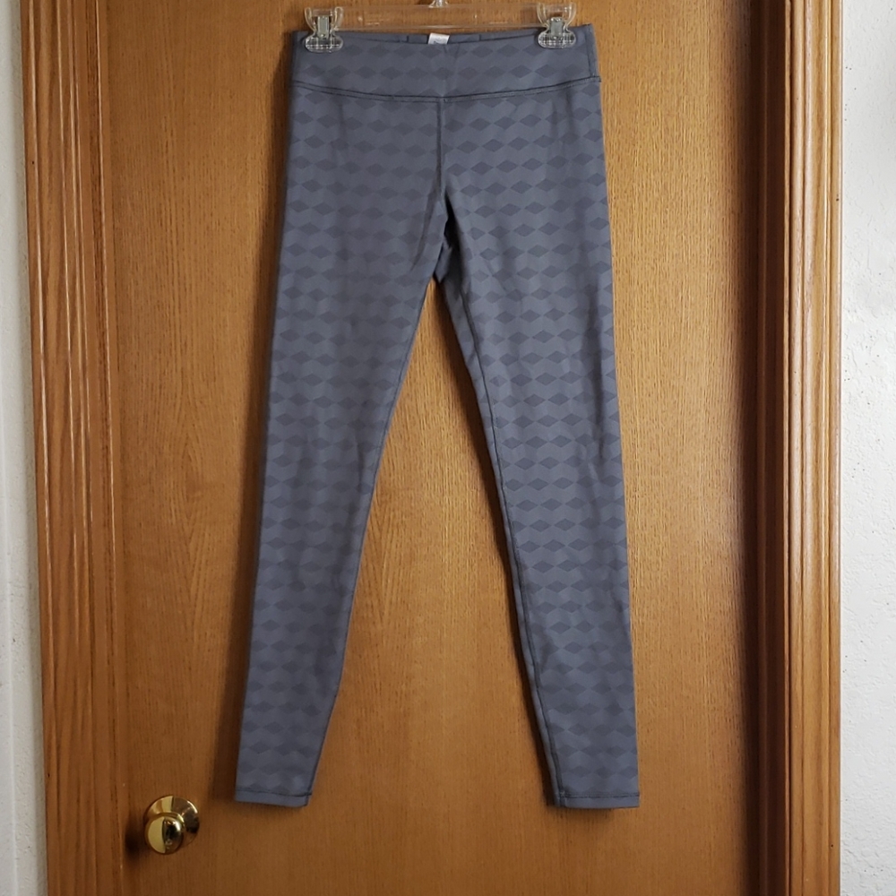 EUC Ivivva grey patterned leggings sz 14